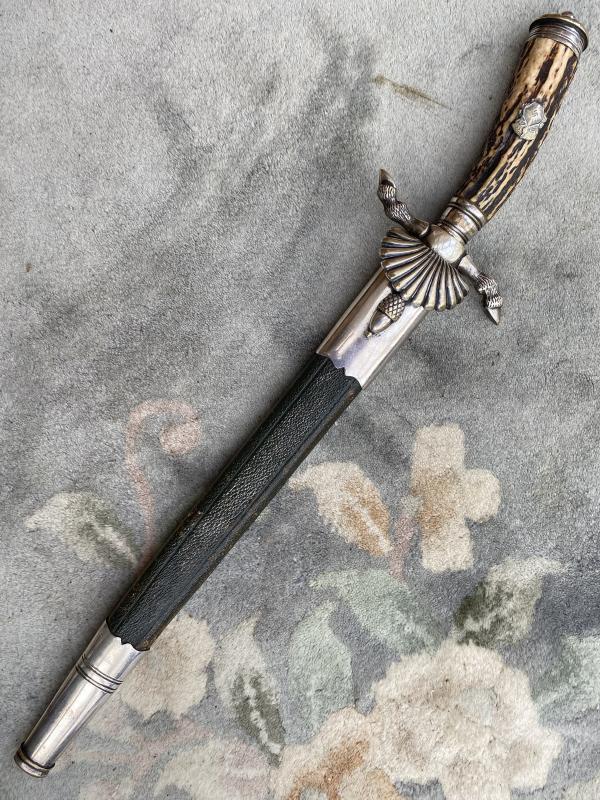 THIRD REICH HUNTING ASSOCIATION CUTLASS BY HORSTER.