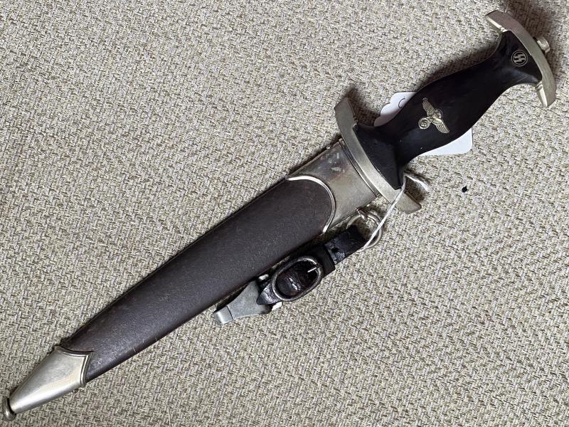 AN EARLY SS MANS (OFFICERS) DAGGER BY BOKER.