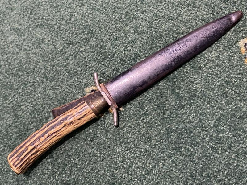 IMPERIAL GERMAN WW1 PRIVATE PURCHASE TRENCH KNIFE.