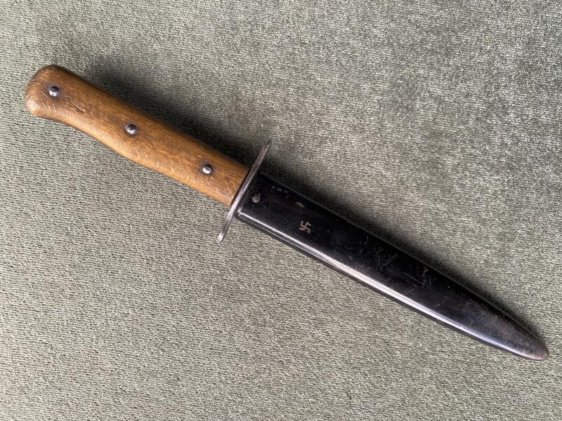 LUFTWAFFE FIGHTING KNIFE ‘6’ BLADE & WITH PERSONALISATION.