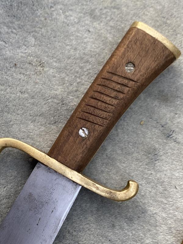 A RARE LUFTWAFFE BOMBER CREW SURVIVAL MACHETE COMPLETE WITH TROPICAL FROG!.