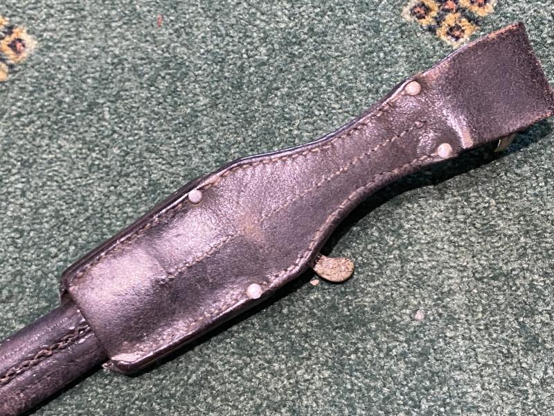 “SPECIAL OFFERING” LONG THIRD REICH POLICE BAYONET WITH FROG BY WKC.