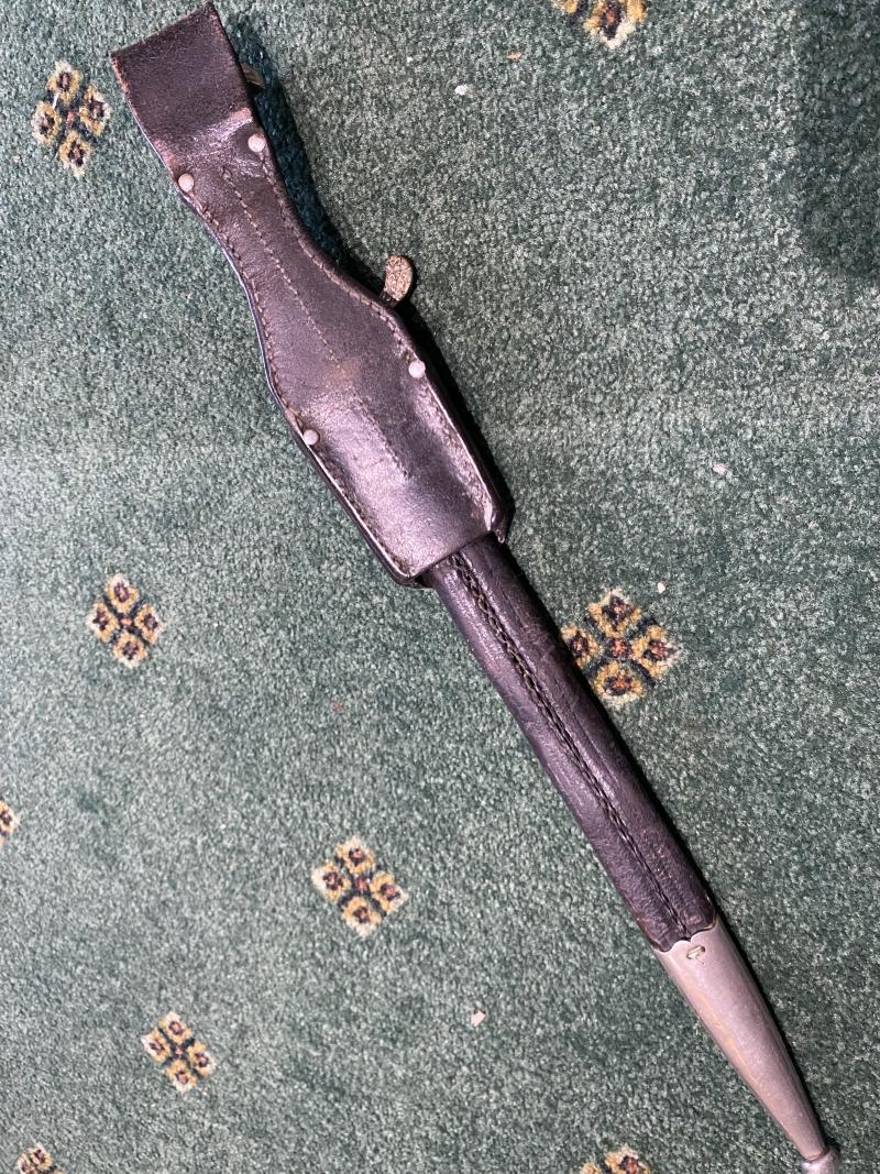 “SPECIAL OFFERING” LONG THIRD REICH POLICE BAYONET WITH FROG BY WKC.