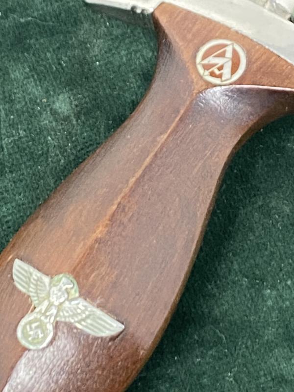 AN ABSOLUTELY STONE MINT RZM SA DAGGER!!!!