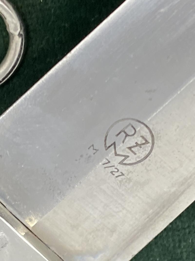 AN ABSOLUTELY STONE MINT RZM SA DAGGER!!!!