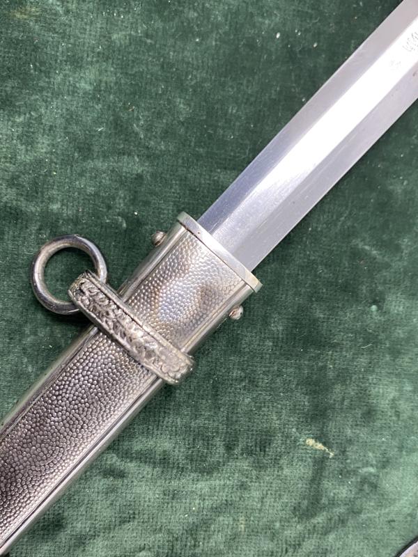 RARE ARMY DAGGER BY WMW WAFFEN WITH HANGERS AND KNOT.