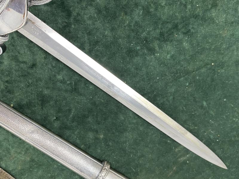 RARE ARMY DAGGER BY WMW WAFFEN WITH HANGERS AND KNOT.