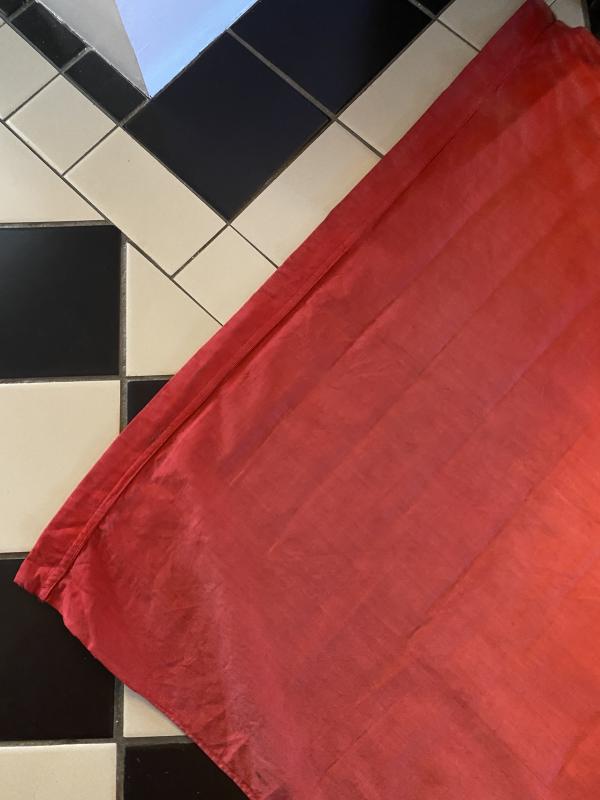 EXTREMELY LONG NSDAP/PARTY BUILDING 'STREAMER' FLAG DRAPE!
