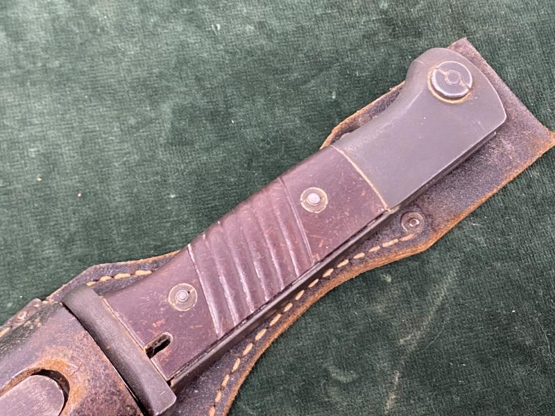 THIRD REICH K98 BAYONET- MATCHING NUMBERS AND ORIGINAL FROG.