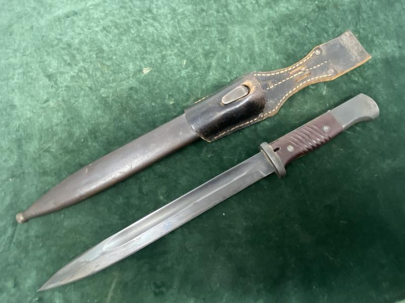 THIRD REICH K98 BAYONET- MATCHING NUMBERS AND ORIGINAL FROG.