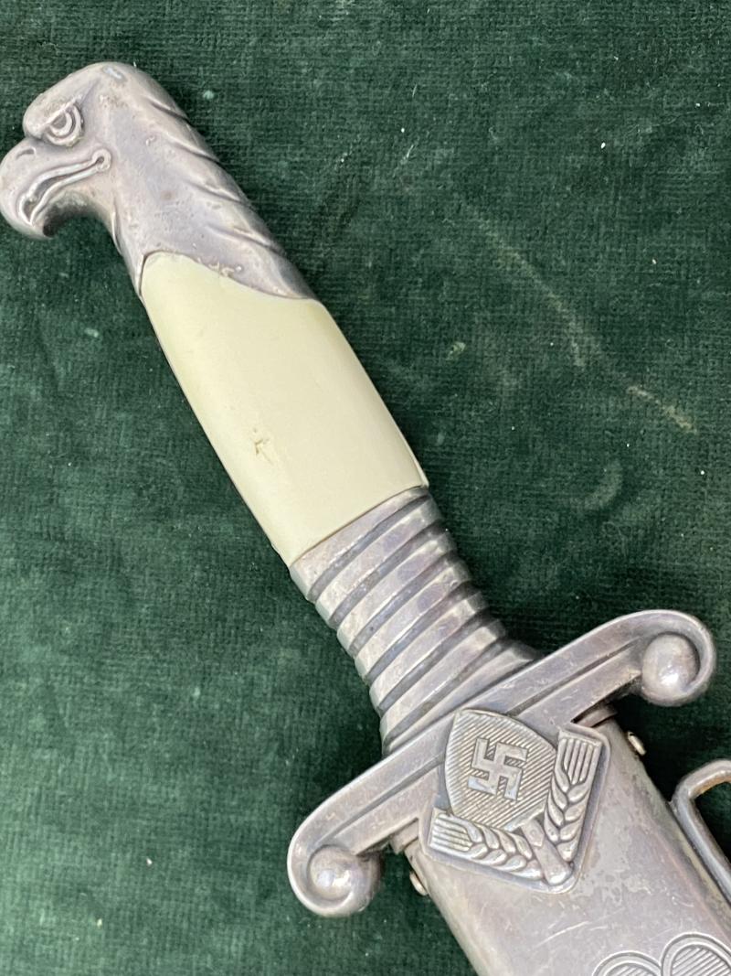 RAD OFFICERS DAGGER BY WEYERSBERG.
