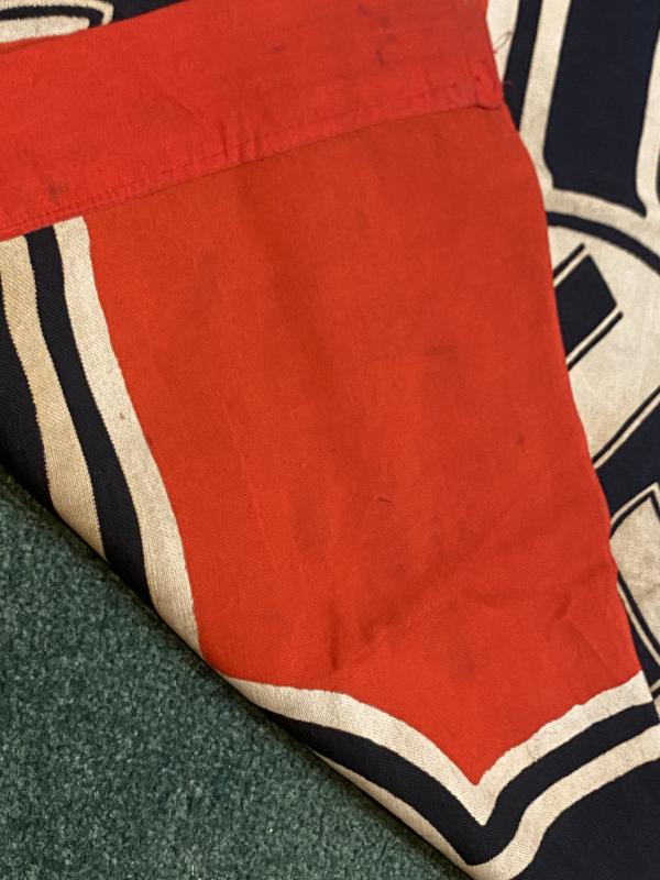A VERY SMALL ORIGINAL THIRD REICH KRIEGSFLAG.