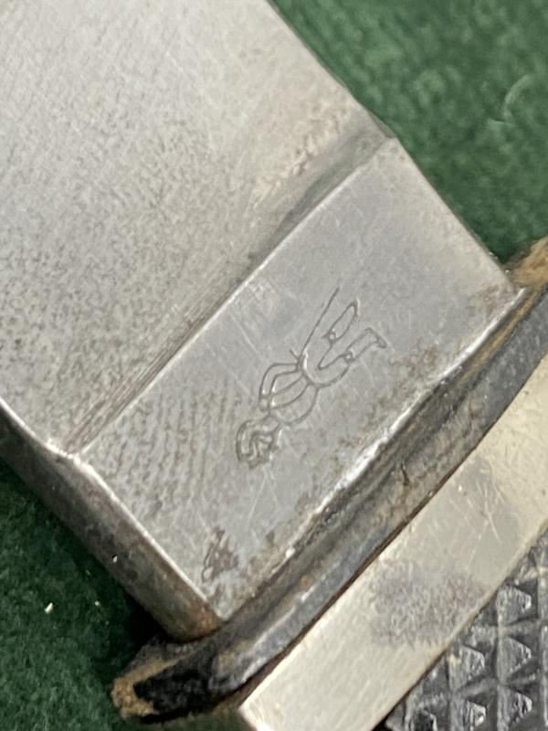 A VERY NICE EXAMPLE OF A DOUBLE MARKED HJ DAGGER.