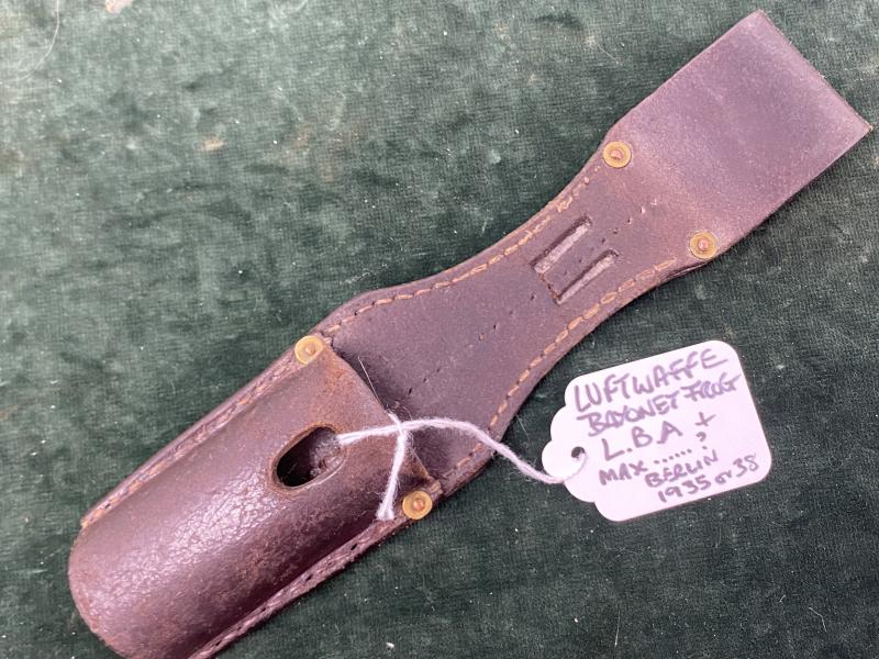 BROWN LEATHER LUFTWAFFE K98 FROG.