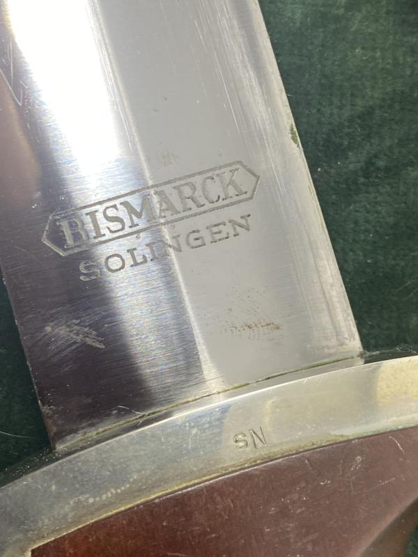 A Nr. MINT CONDITIONED EARLY SA DAGGER BY MOST DESIRABLE MAKER ‘BISMARK’.