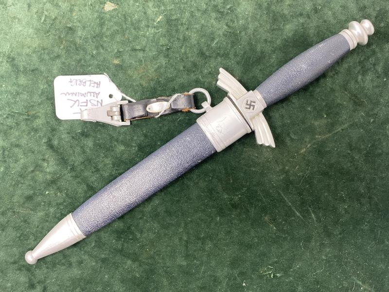 A ‘CRACKLE FINISH’. NSFK FLYERS DAGGER BY HELBIG.