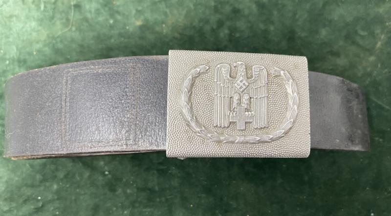 RARE THIRD REICH RED CROSS MANS BELT AND BUCKLE.