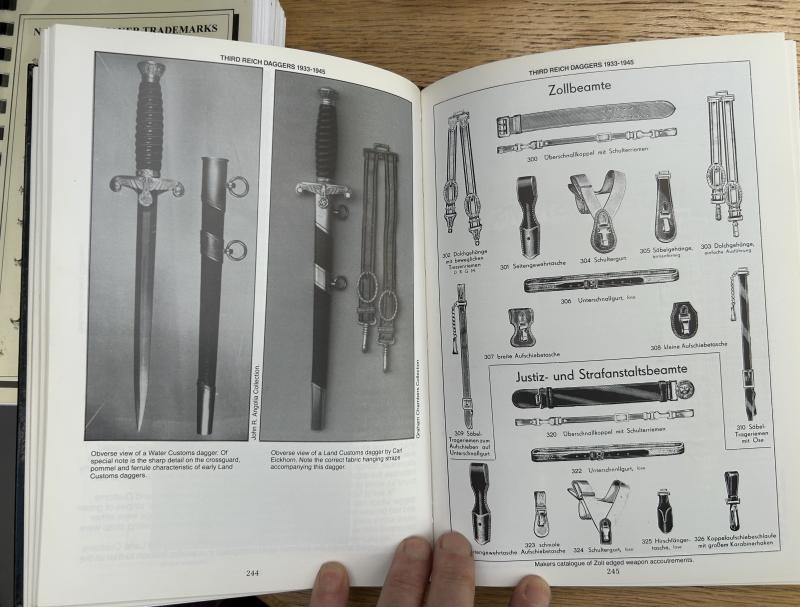 THIRD REICH DAGGERS 1933-1945 by JA BOWMAN.- PLUS BONUS BOOK!!!