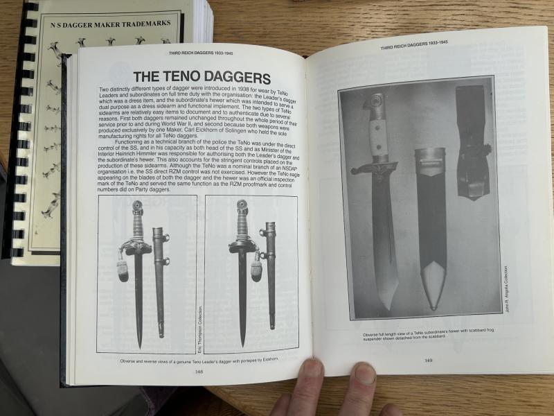 THIRD REICH DAGGERS 1933-1945 by JA BOWMAN.- PLUS BONUS BOOK!!!