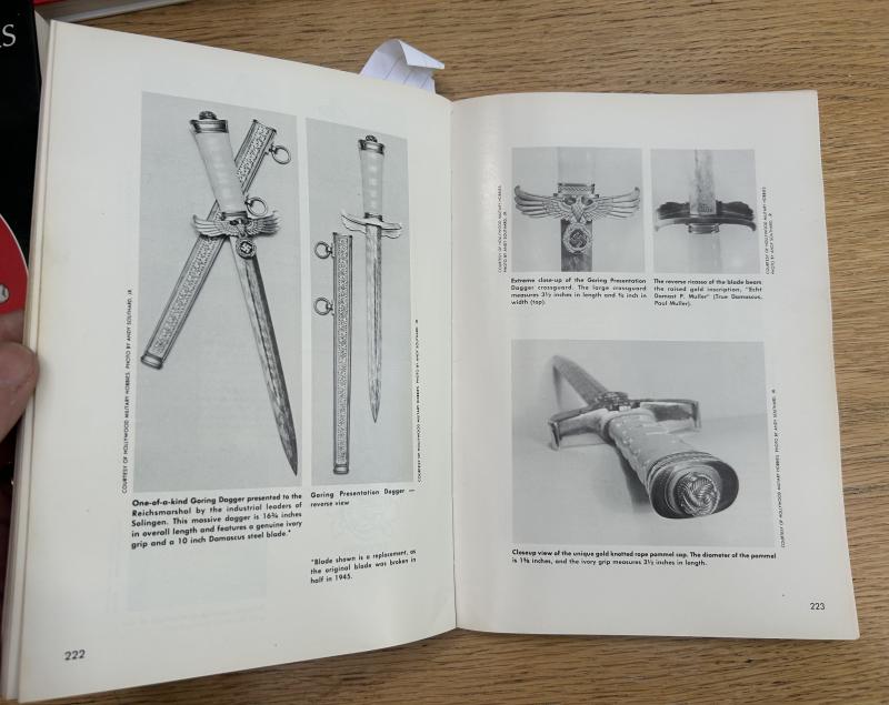 THIRD REICH DAGGERS 1933-1945 by JA BOWMAN.- PLUS BONUS BOOK!!!