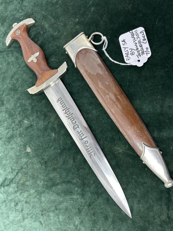AN EARLY SA DAGGER BY JUSTINUSWERK.