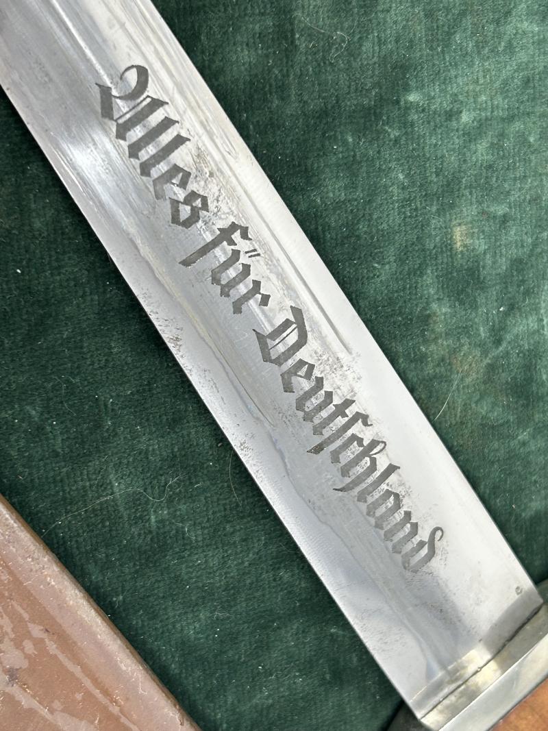 AN EARLY SA DAGGER BY JUSTINUSWERK.