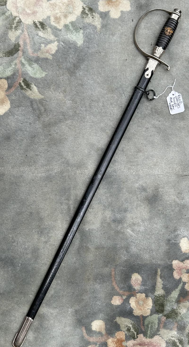 VERY AFFORDABLE POLICE OFFICERS SWORD BY PETR DAN KREBS.