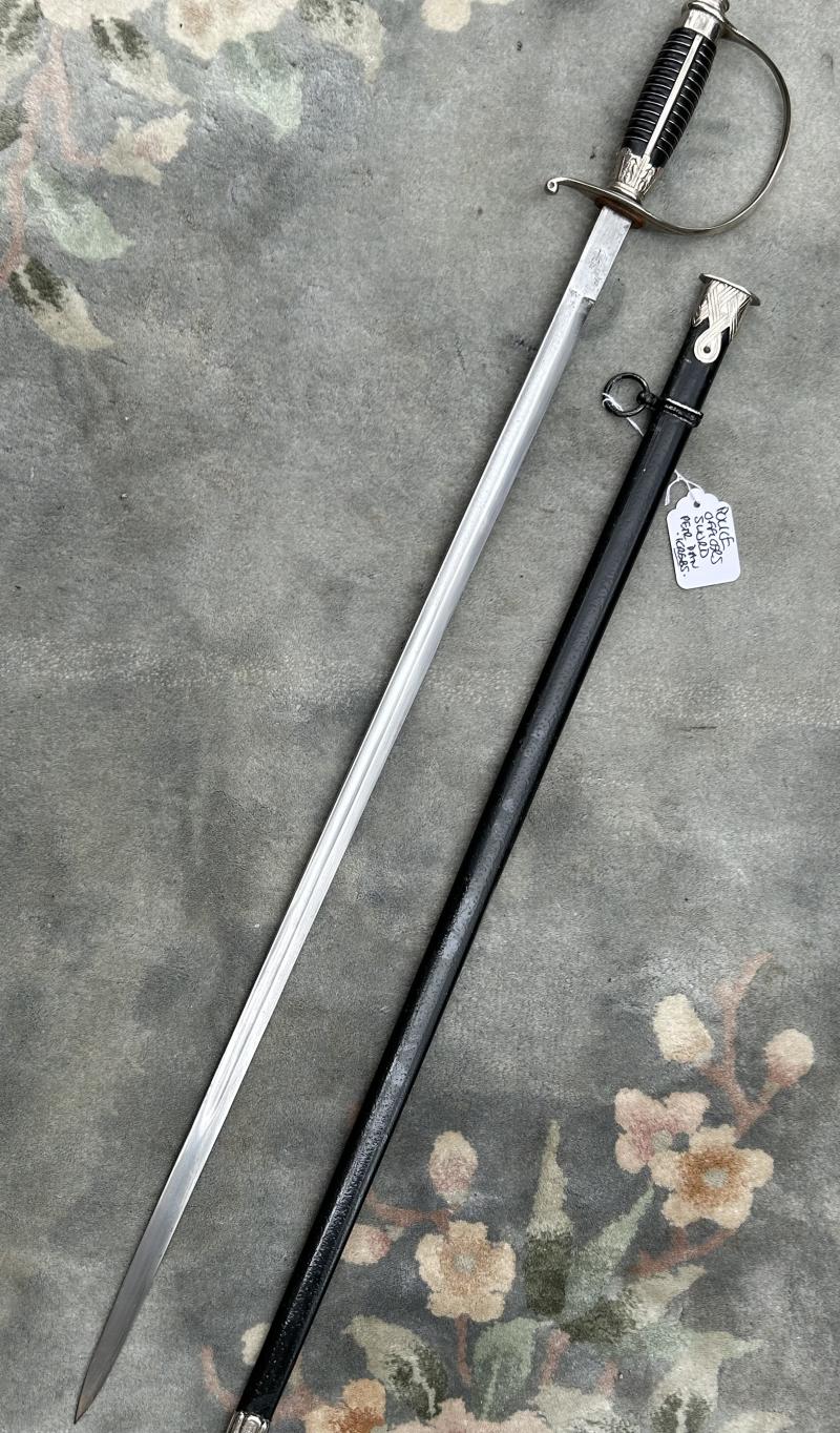 VERY AFFORDABLE POLICE OFFICERS SWORD BY PETR DAN KREBS.