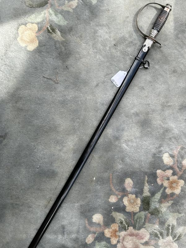 THIRD REICH POLICE OFFICERS SWORD BY PTR DAN KREBS - LONG!