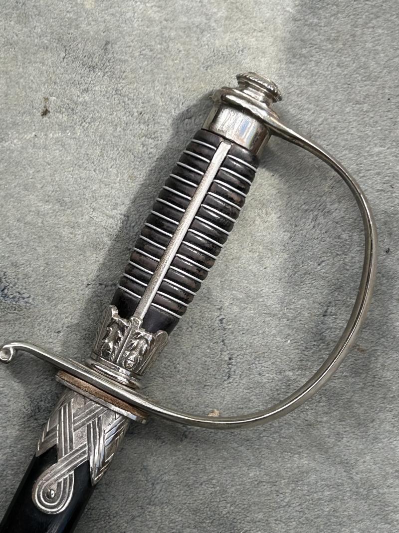 THIRD REICH POLICE OFFICERS SWORD BY PTR DAN KREBS - LONG!