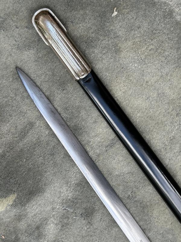 THIRD REICH POLICE OFFICERS SWORD BY PTR DAN KREBS - LONG!