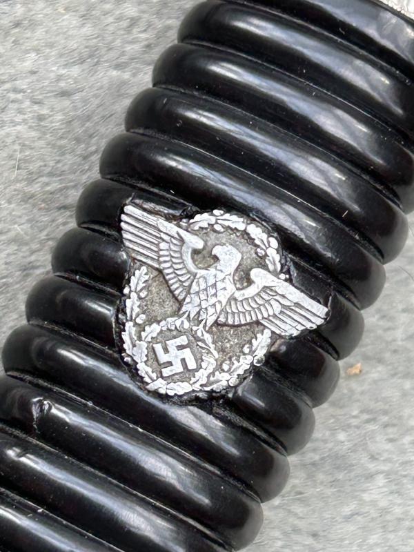 A NEAR MINT EXAMPLE OF A LONG POLICE NCO’s PARADE DEGEN BY EICKHORN.