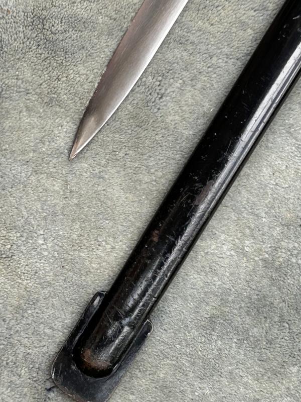 A NEAR MINT EXAMPLE OF A LONG POLICE NCO’s PARADE DEGEN BY EICKHORN.