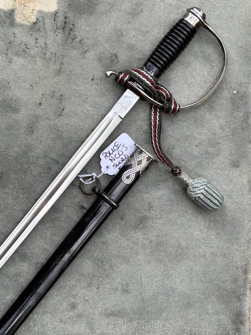 A NEAR MINT EXAMPLE OF A LONG POLICE NCO’s PARADE DEGEN BY EICKHORN.