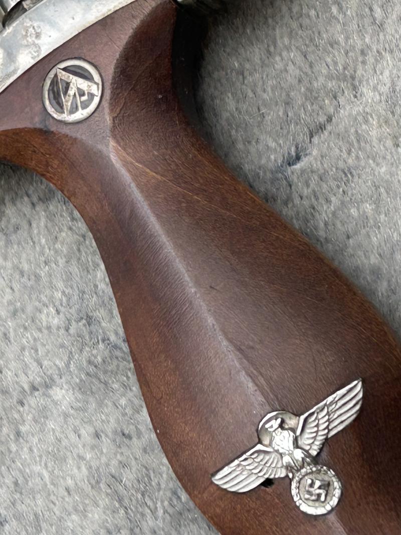 A TRANSITIONAL SA DAGGER BY VERY RARE MAKER H.A. HERB A.G. M7/69.