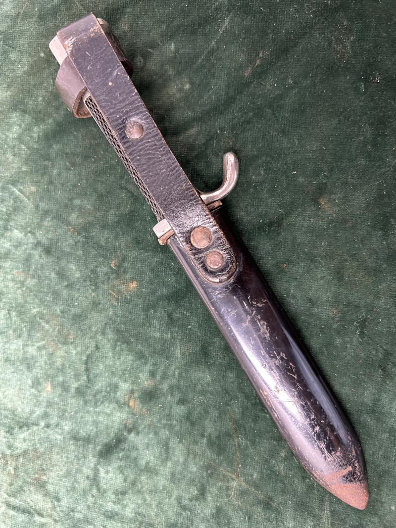 EARLY HJ DAGGER WITH MOTTO AND RARE MAKER.
