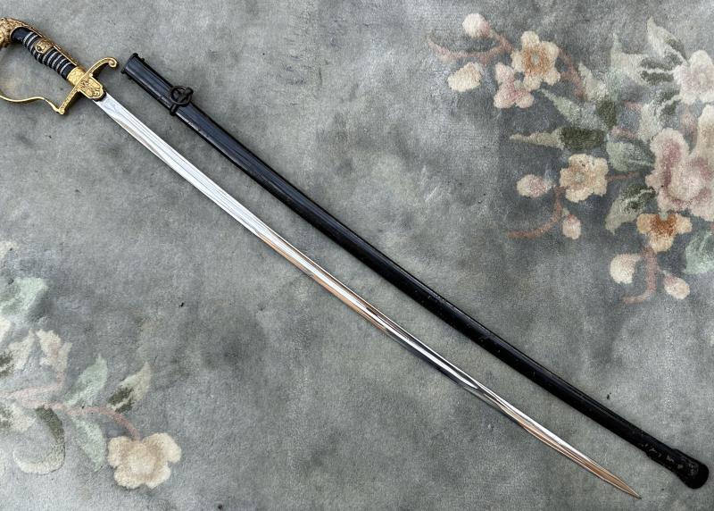 A BEAUTIFUL EXAMPLE OF A ‘SCHARNHORST’ EICKHORN PARADE SWORD - WITH DISTRIBUTOR MARKED BLADE!